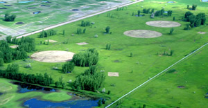 Aerial Photograph of Landscape Experimental Site